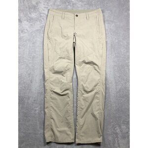 Kuhl Pants Womens Size 6 Short Beige Ankle Straight Leg Outdoor Hiking Gorpcore